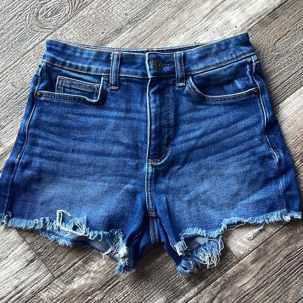 LC, LAUREN CONRAD HIGH RISE CUT OFF SHORTS, 2